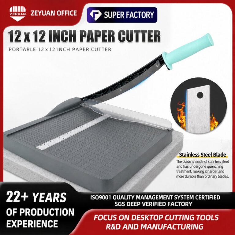 Paper cutter A4 Stainless Steel Guillotine Paper Cutter